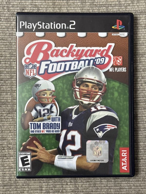 PlayStation 2 Backyard Football '09 complete CIB PS2 Tom Brady