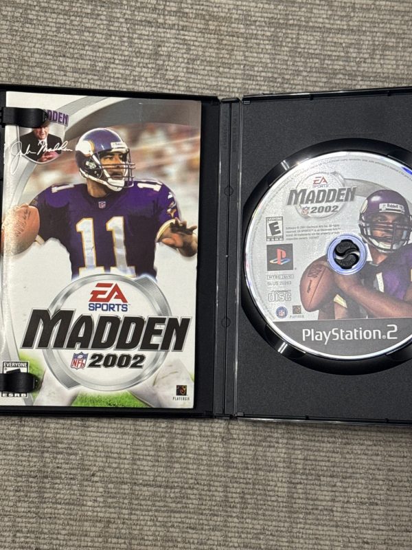 Madden NFL 2002 (Sony PlayStation 2, PS2) Complete CIB Tested