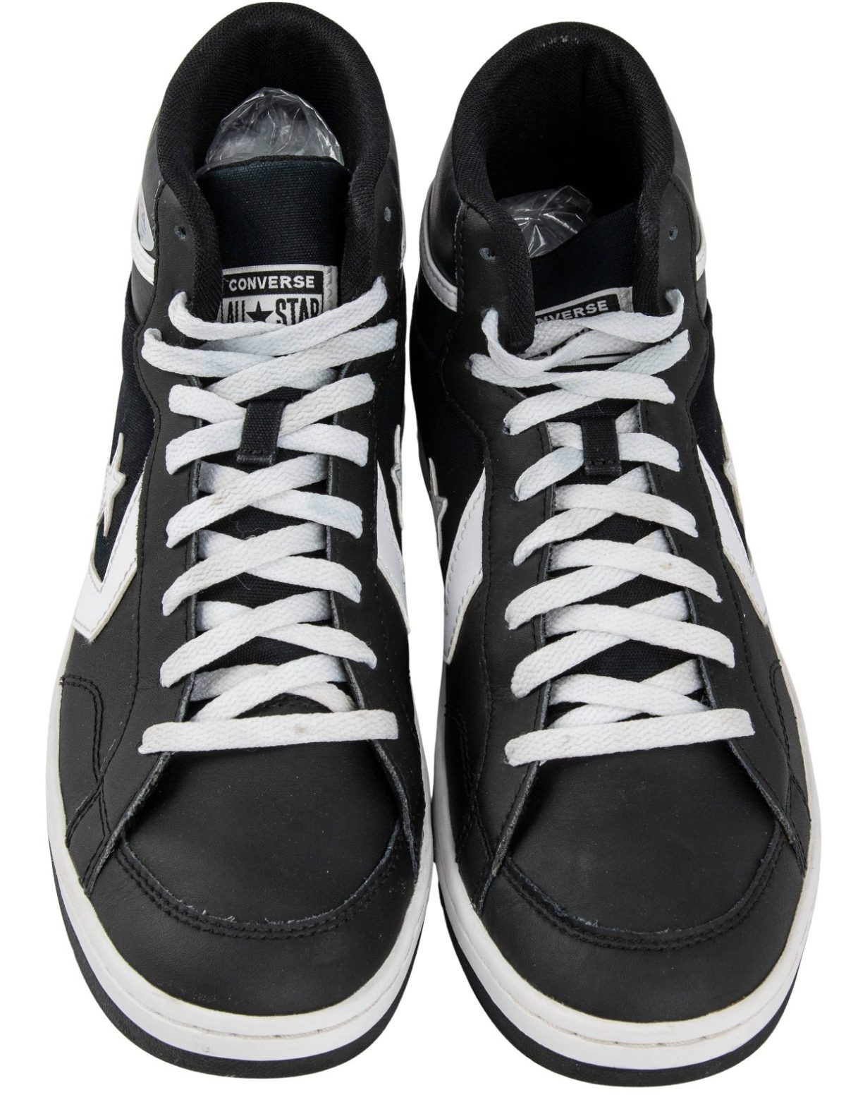 Larry Bird & Magic Johnson Dual-Signed Converse Pair Shoes - PSA Beckett