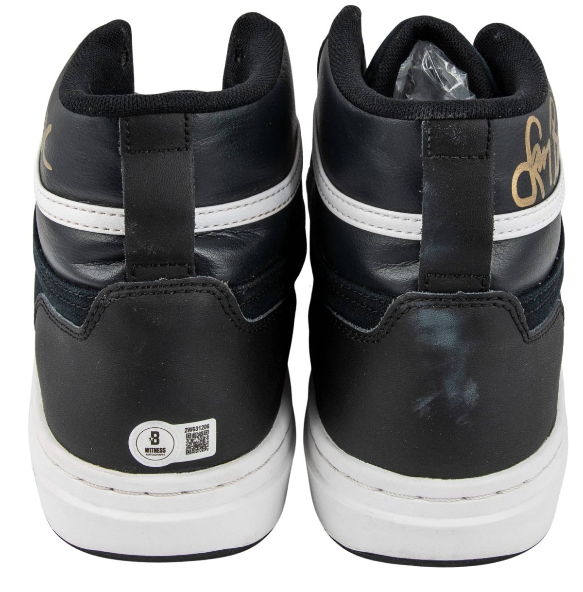 Larry Bird & Magic Johnson Dual-Signed Converse Pair Shoes - PSA Beckett