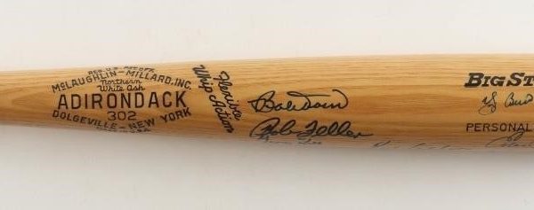 Hall Of Fame Multi Signed Baseball Bat 13 Autographs Yogi Berra, Slaughter PSA
