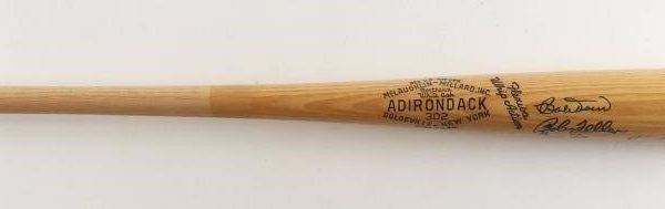 Hall Of Fame Multi Signed Baseball Bat 13 Autographs Yogi Berra, Slaughter PSA