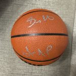 Sonics Gary Payton & Shawn Kemp Authentic Signed Wilson Basketball BAS Witnessed