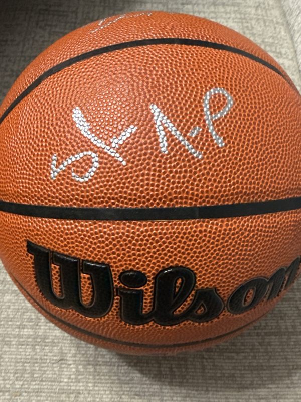 Sonics Gary Payton & Shawn Kemp Authentic Signed Wilson Basketball BAS Witnessed