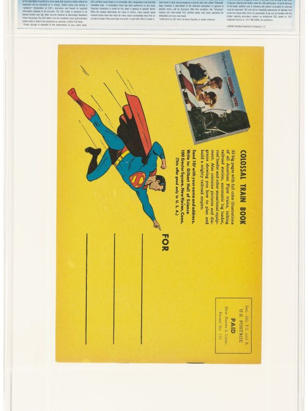 With Superman At Gilbert Hall Of Science #NN CGC 9.6 1948 MINT WHITE PAGES