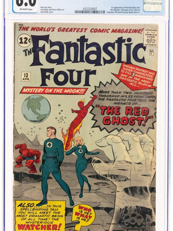 Fantastic Four #13 CGC 6.0. 1st App Red Ghost & the Watcher 1963