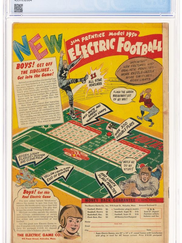 SUPERMAN #61 CGC 6.5 OW/WH PAGES 1ST KRYPTONITE DC COMICS 1949