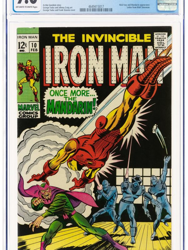 Iron Man #10 Iron Man vs the MANDARIN CGC 9.0 Marvel