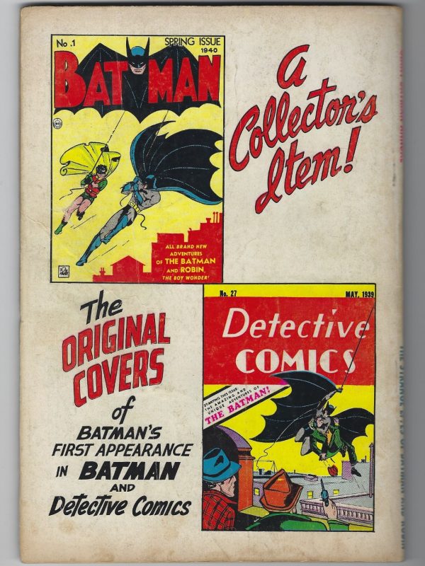 Batman Annual #5, DC Comics 1963 Silver Age Reprints VERY NICE COPY