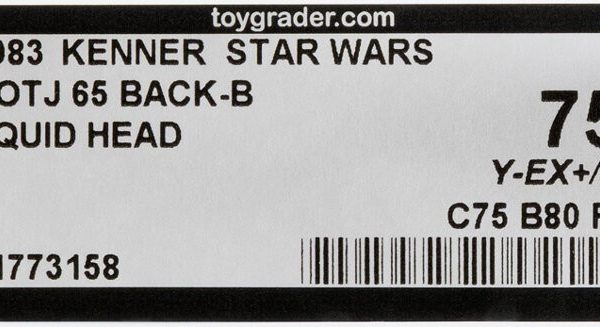 Star Wars Return Of The Jedi Squid Head 65-Back B AFA Y75 (Kenner, 1983)