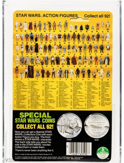 Star Wars POTF C-3PO (Removable Limbs) 92-Back AFA 85 (Kenner, 1985) UNPUNCHED