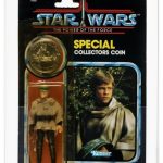 Star Wars POTF Luke Skywalker (Endor Battle Poncho) 92-Back AFA Y80 Kenner 1985