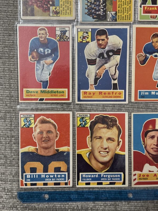 1956 Topps Football Lot (22) Varrichone Ulrich Matson Mann Scott Vintage NFL