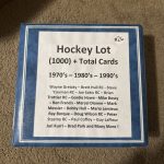 Hockey Card Lot 1000+ Cards 70s 80s 90s Inserts Rookies Stars Gretzky Hull Ect