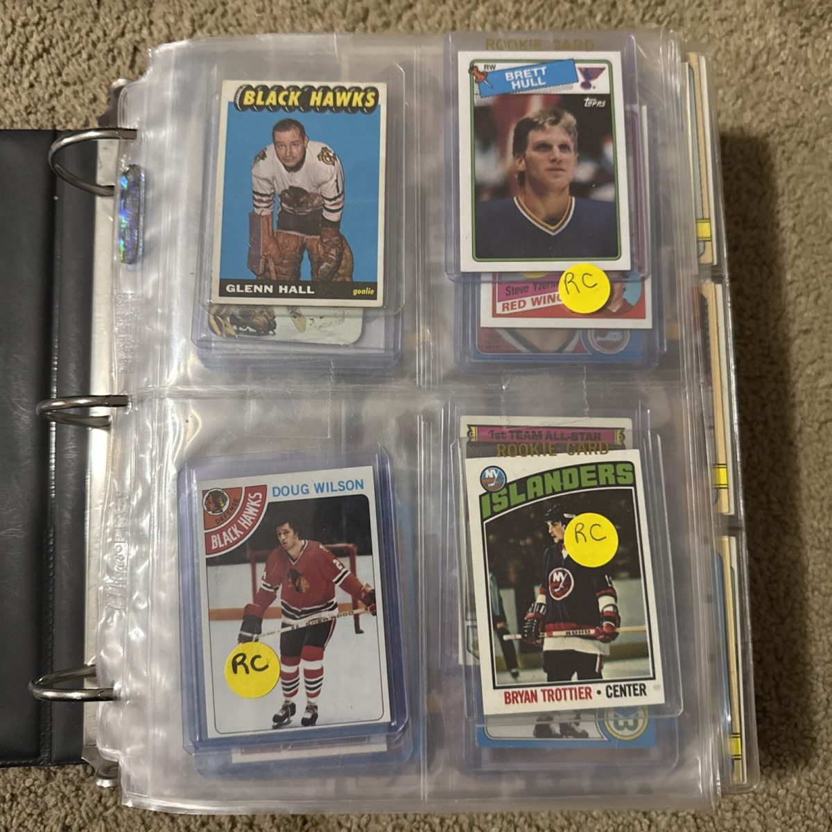 Hockey Card Lot 1000+ Cards 70s 80s 90s Inserts Rookies Stars Gretzky Hull Ect