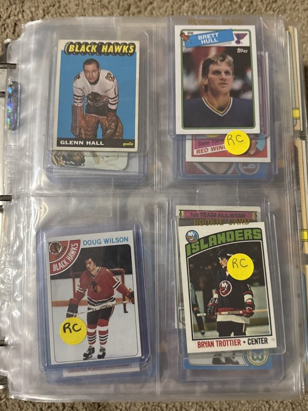 Hockey Card Lot 1000+ Cards 70s 80s 90s Inserts Rookies Stars Gretzky Hull Ect