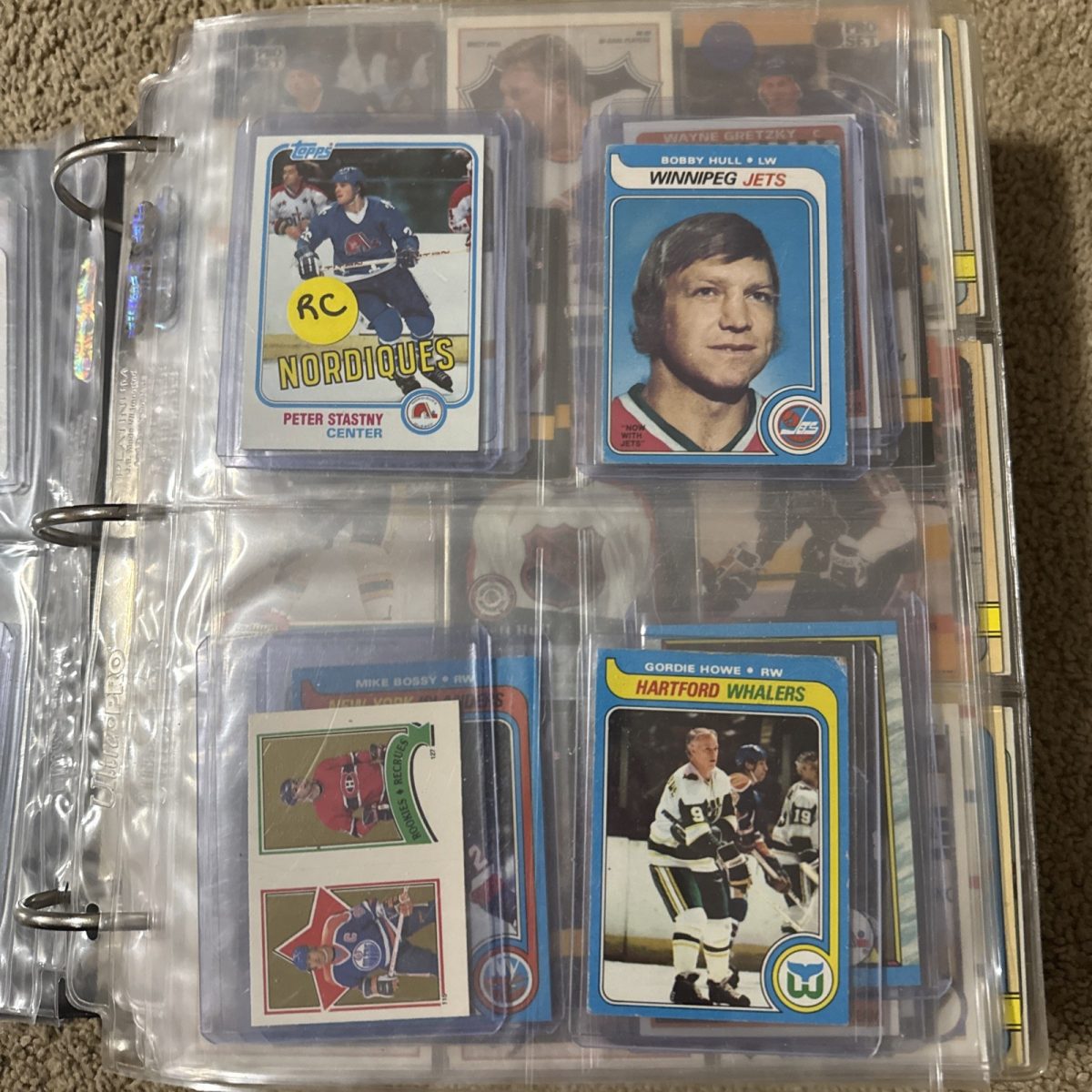 Hockey Card Lot 1000+ Cards 70s 80s 90s Inserts Rookies Stars Gretzky Hull Ect