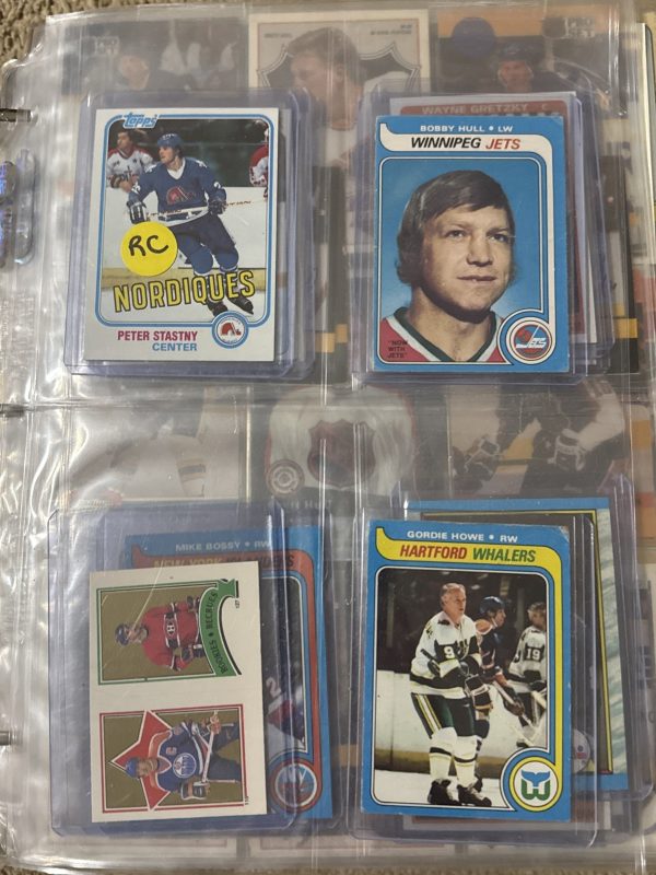 Hockey Card Lot 1000+ Cards 70s 80s 90s Inserts Rookies Stars Gretzky Hull Ect