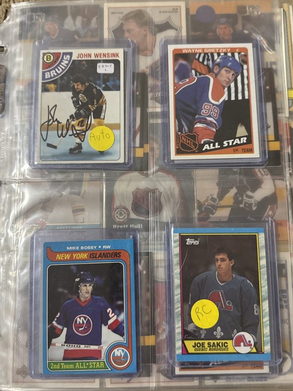 Hockey Card Lot 1000+ Cards 70s 80s 90s Inserts Rookies Stars Gretzky Hull Ect