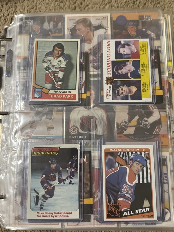 Hockey Card Lot 1000+ Cards 70s 80s 90s Inserts Rookies Stars Gretzky Hull Ect