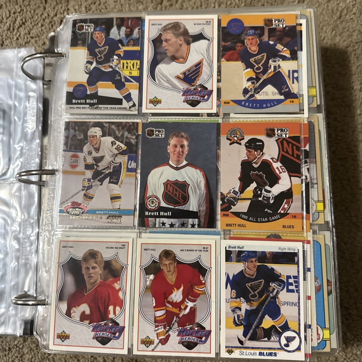 Hockey Card Lot 1000+ Cards 70s 80s 90s Inserts Rookies Stars Gretzky Hull Ect
