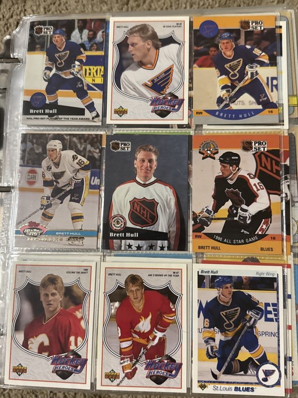 Hockey Card Lot 1000+ Cards 70s 80s 90s Inserts Rookies Stars Gretzky Hull Ect