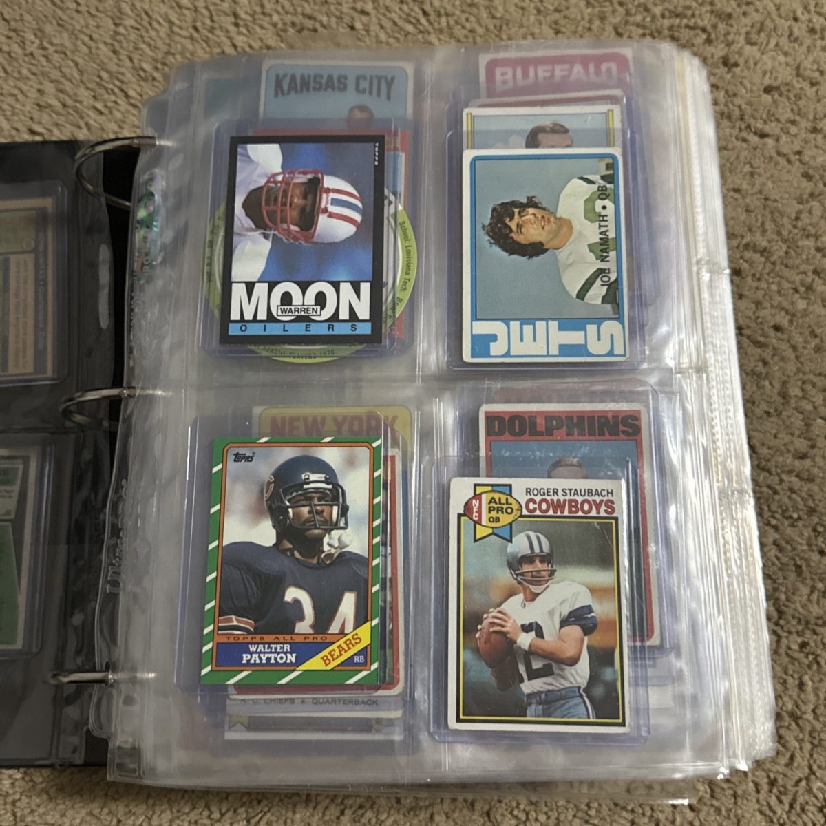 Huge Lot of 1200+ 1960-1980s Topps Football Cards Collection NFL Stars & HOFers