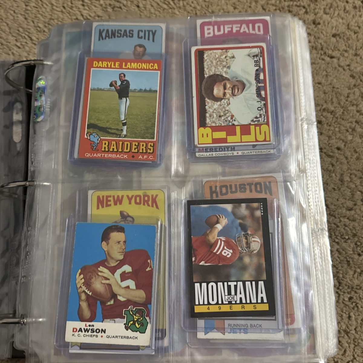 Huge Lot of 1200+ 1960-1980s Topps Football Cards Collection NFL Stars & HOFers