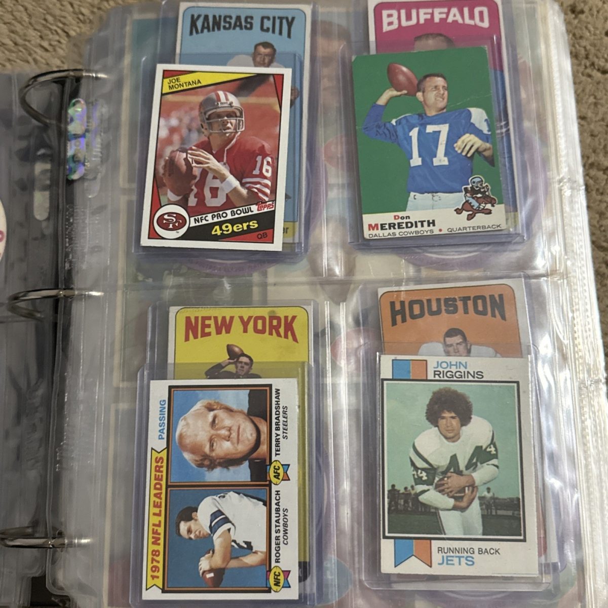Huge Lot of 1200+ 1960-1980s Topps Football Cards Collection NFL Stars & HOFers