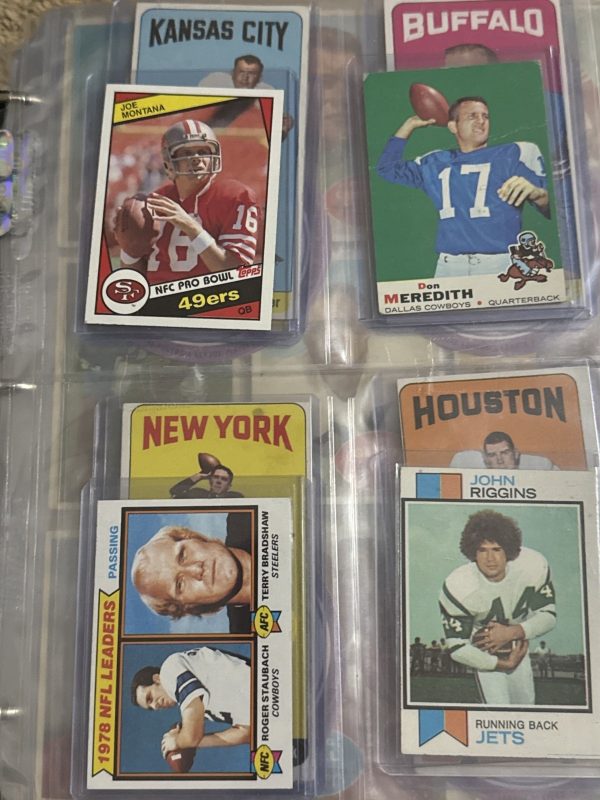 Huge Lot of 1200+ 1960-1980s Topps Football Cards Collection NFL Stars & HOFers