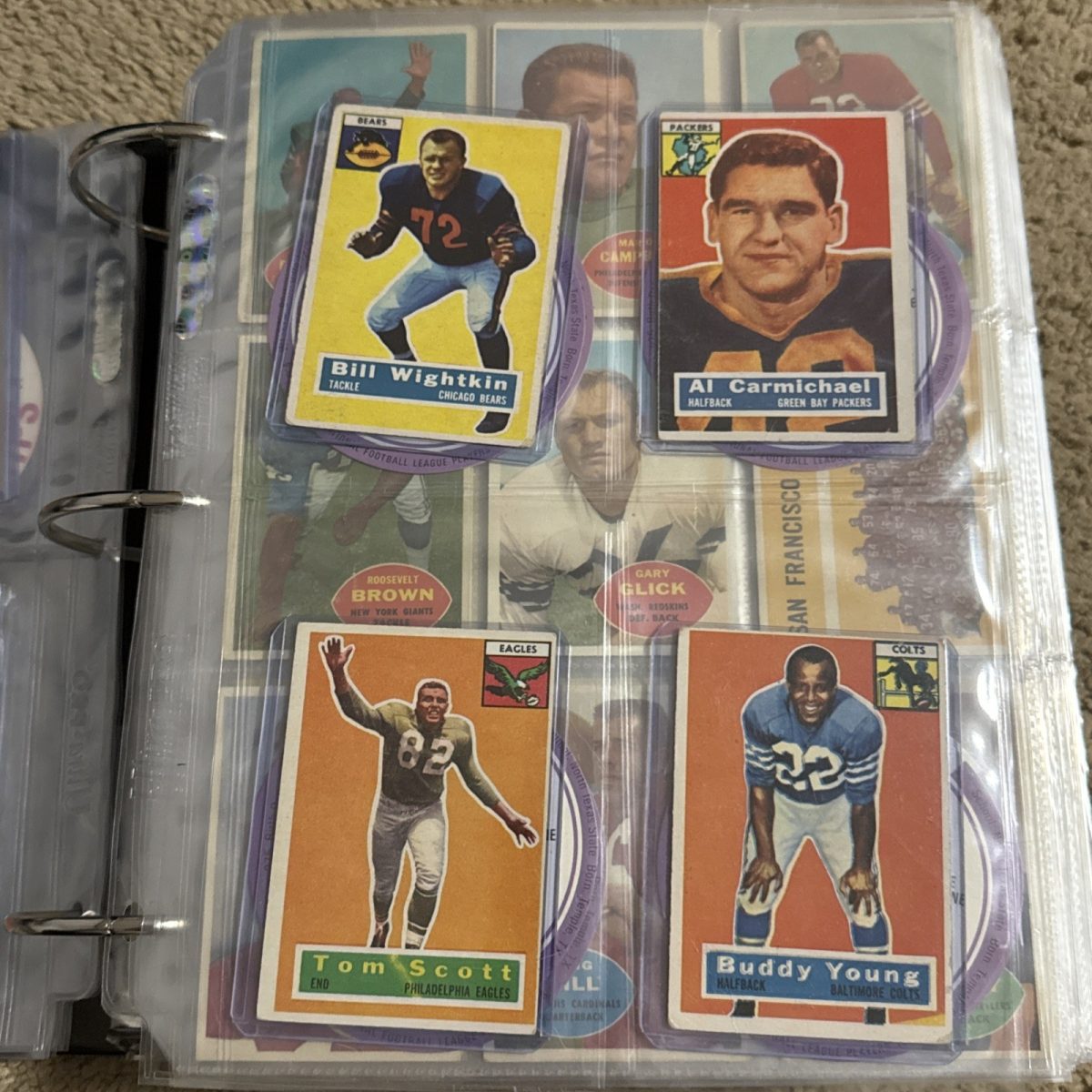 Huge Lot of 1200+ 1960-1980s Topps Football Cards Collection NFL Stars & HOFers