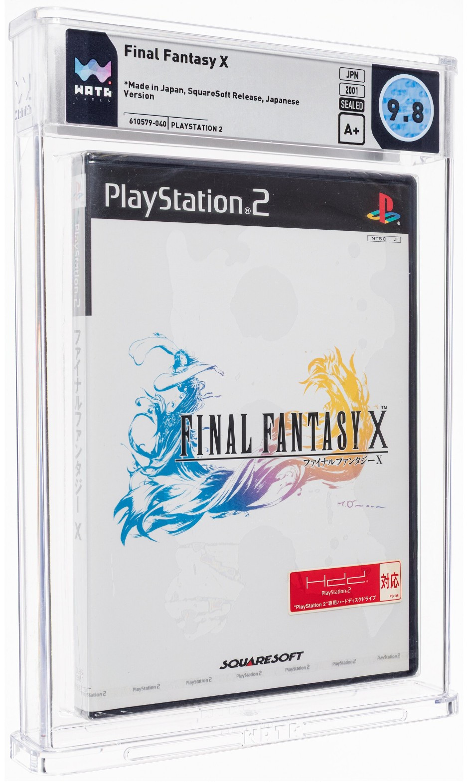 Final Fantasy X - Wata 9.8 A+ Sealed, PS2 SquareSoft 2001 JPN RARE!