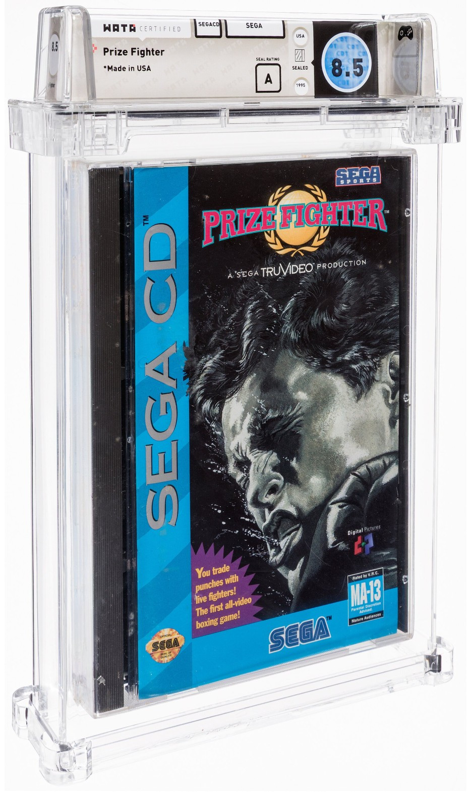 Prize Fighter - Wata 8.5 A Sealed, Sega CD Sega 1995 USA
