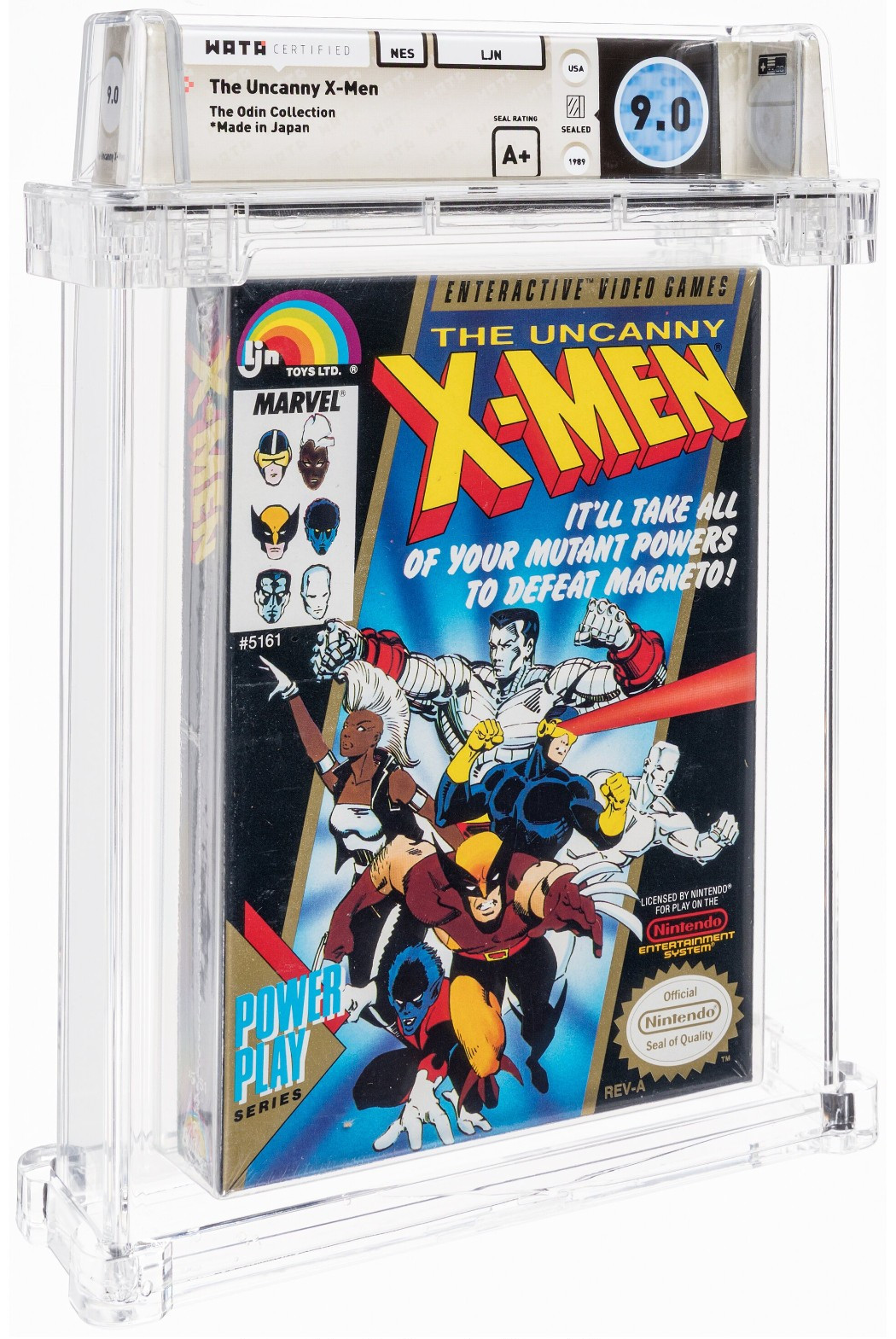 The Uncanny X-Men - Wata 9.0 A+ Sealed [Oval SOQ TM] NES LJN 1989 USA