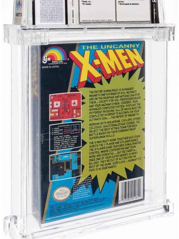 The Uncanny X-Men - Wata 9.0 A+ Sealed [Oval SOQ TM] NES LJN 1989 USA