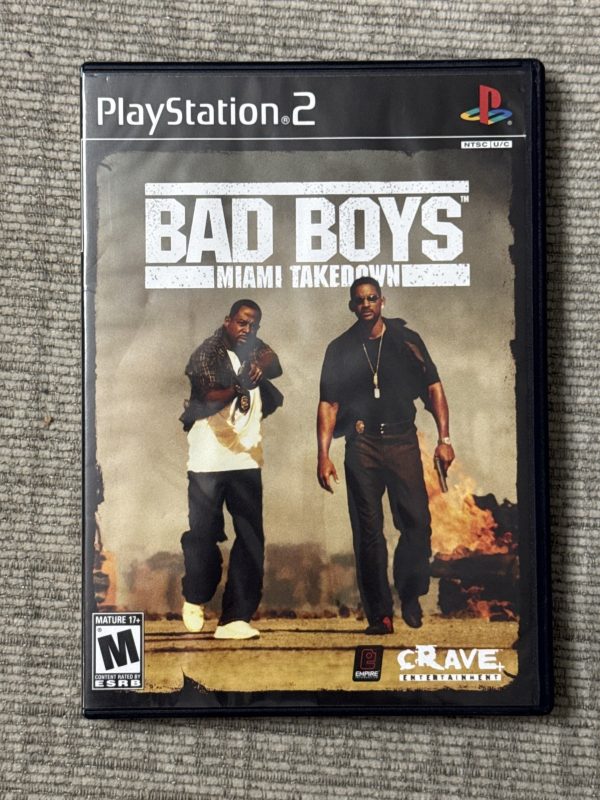 Bad Boys Miami Takedown Sony PlayStation 2 PS2 Game Complete W Manual NTSC-U/C