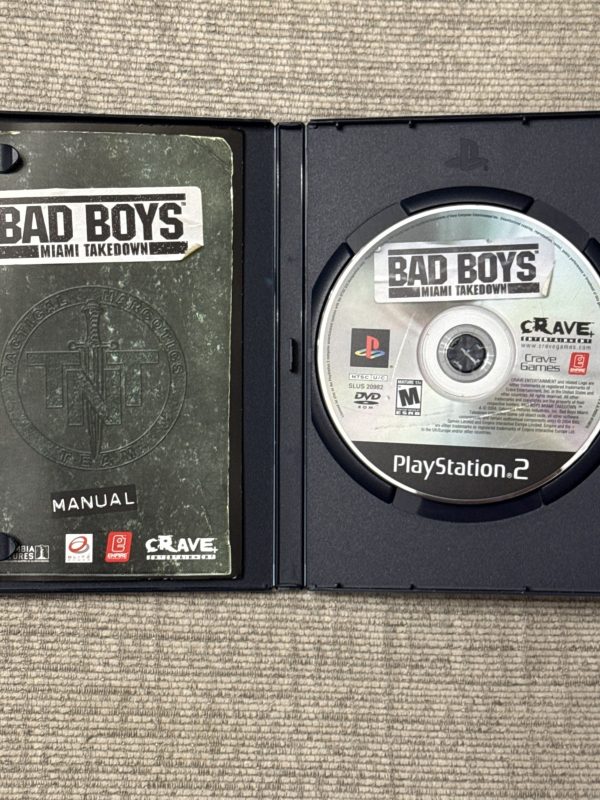 Bad Boys Miami Takedown Sony PlayStation 2 PS2 Game Complete W Manual NTSC-U/C