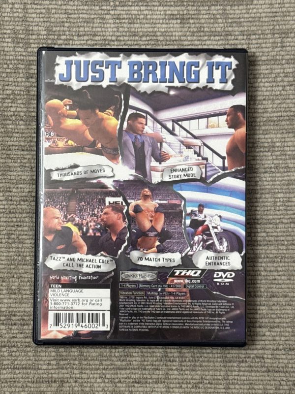 WWF Smackdown Just Bring It - Sony Playstation 2 PS2 Pristine Sealed New