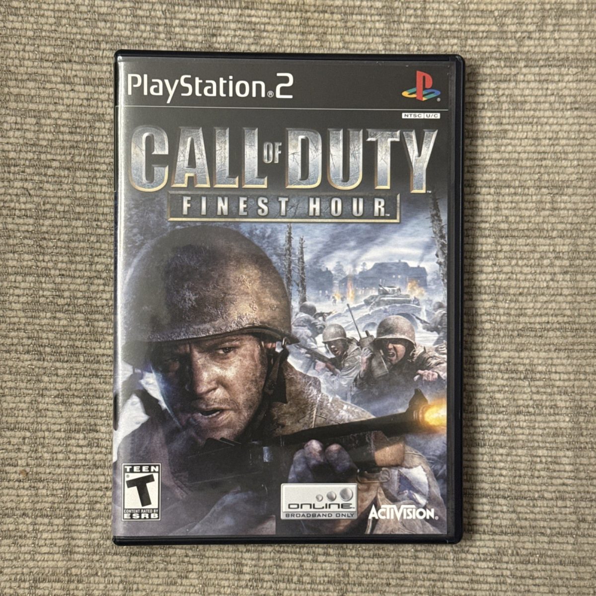 Call of Duty Finest Hour PS2 PlayStation 2 Complete W/ Manual CIB Tested MINT
