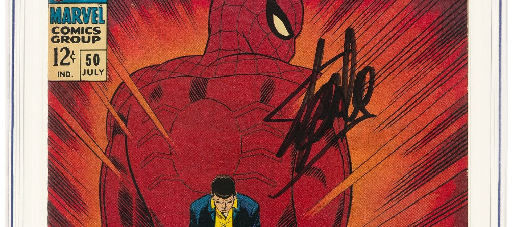 Amazing Spider-Man #50 CGC 8.5 Signed by Stan Lee & John Romita