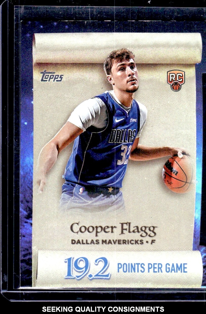 2025 - 2026 Topps Holiday Cooper Flagg #ML-1 Making The Nice List Die-Cut RC