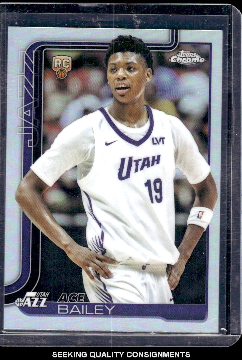 2025-26 Topps Chrome Ace Bailey Rookie Refractor