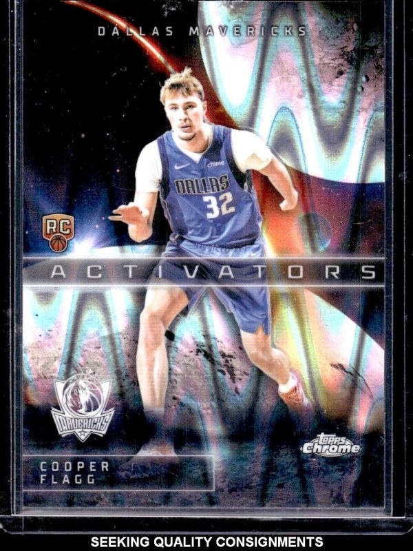 2025-26 Topps Chrome Cooper Flagg (RC) #AC-11 Activators Raywave Refractor