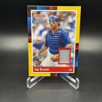 2022 JOE GIRARDI DONRUSS R88M-JG RED RETRO #D/25 GAME USED RELIC SP CARD RARE