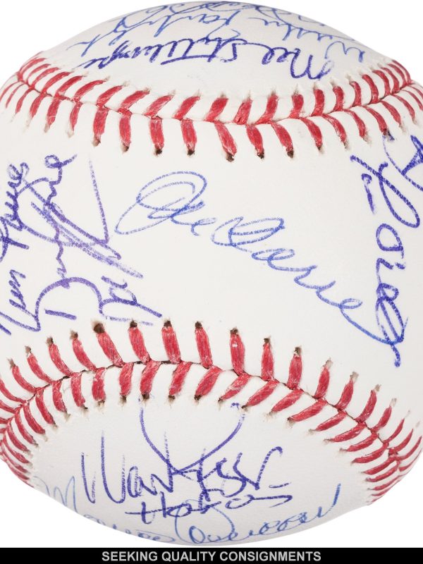 1996 New York Yankees Team Signed Baseball MLB Authentic PSA LOA 26 Autographs