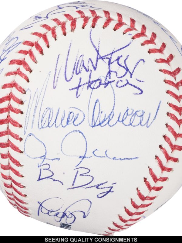 1996 New York Yankees Team Signed Baseball MLB Authentic PSA LOA 26 Autographs