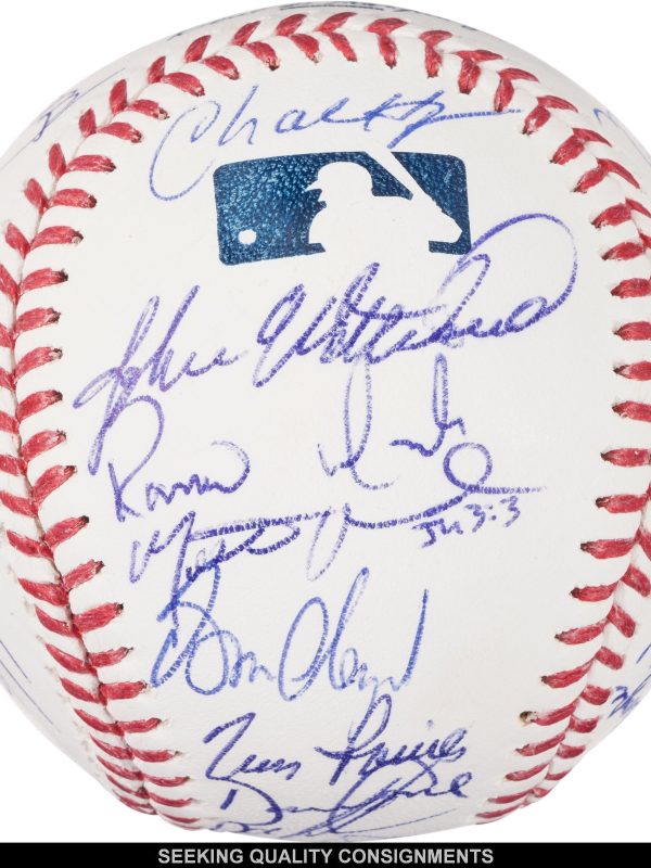 1996 New York Yankees Team Signed Baseball MLB Authentic PSA LOA 26 Autographs