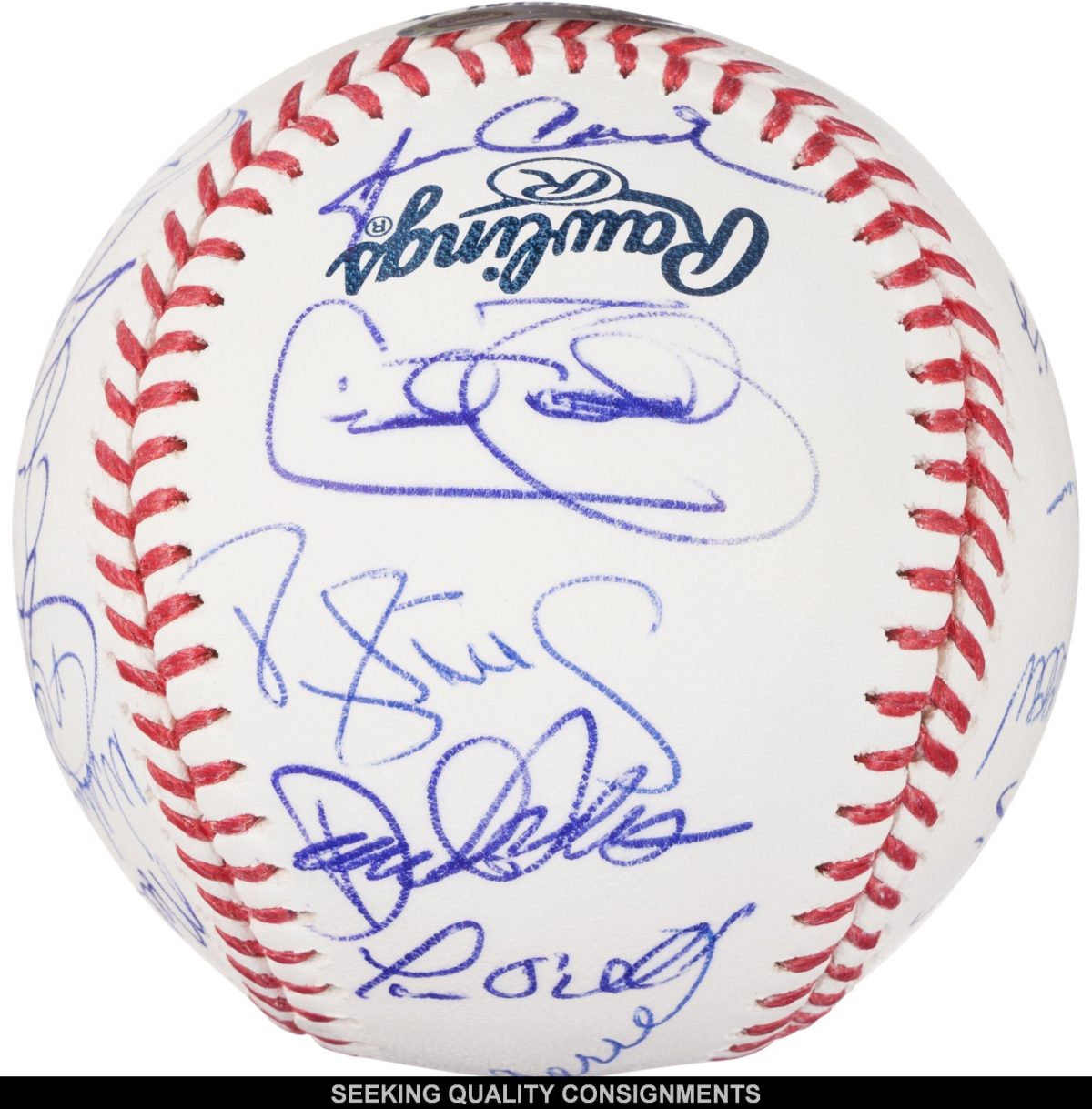1996 New York Yankees Team Signed Baseball MLB Authentic PSA LOA 26 Autographs