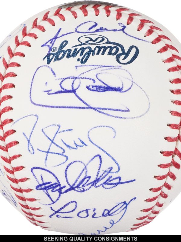 1996 New York Yankees Team Signed Baseball MLB Authentic PSA LOA 26 Autographs