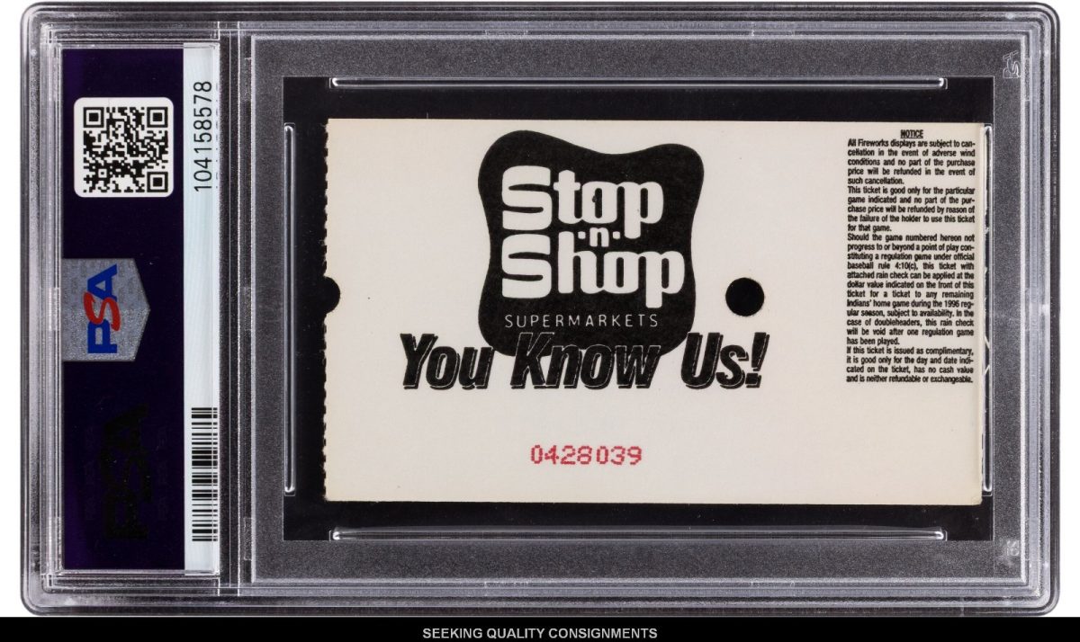 1996 New York Yankees Derek Jeter First Career Home Run Ticket Stub, PSA EX-MT 6